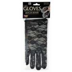 ADULT - LACE GLOVES - BLACK