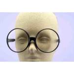 BIG ROUND EYE GLASSES-BLACK