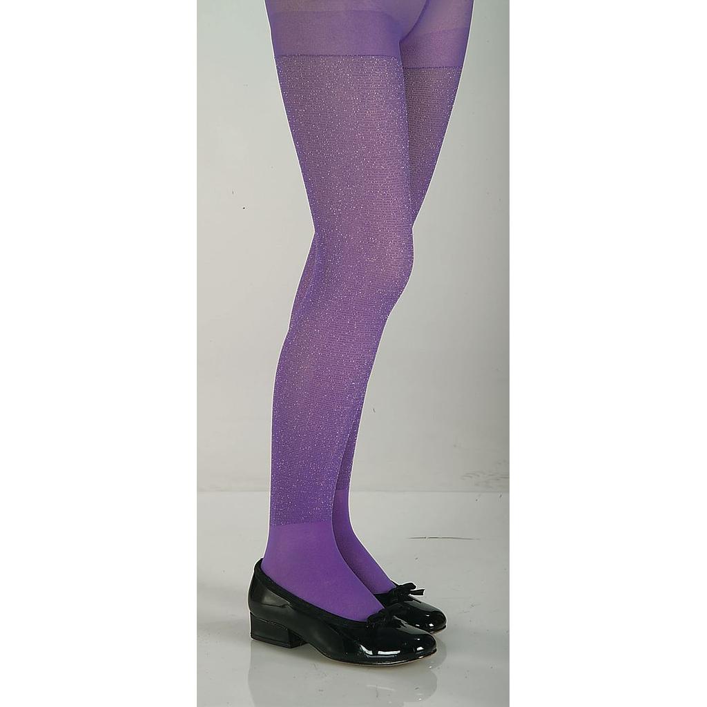 CHILD GLITTER TIGHTS ASST PURPLE