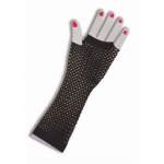 FISHNET FINGERLES GLOVE-LNG-BK