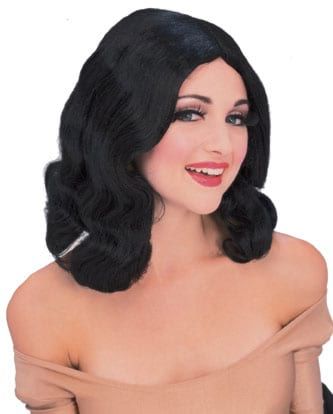 FLOWING WIG BLACK