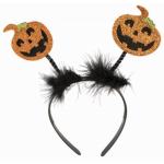 HEADBAND-GLITTER PUMPKIN