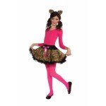 LEOPARD TUTU &amp; HDBD SET-CHILD