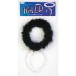 MARABOU HALO-BLACK