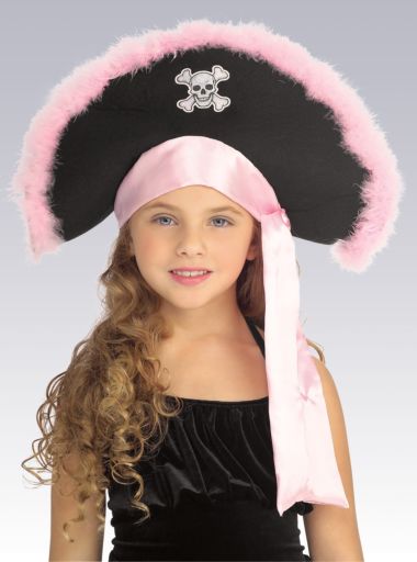 MARABOU PIRATE HAT-PNK