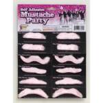 MOUSTACHE CARD-PINK 12 STYLES