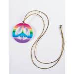 RAINBOW PEACE MEDALLION NECKLA