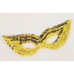 SEQUIN EYE MASK-GOLD