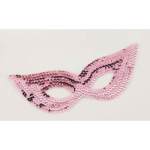 SEQUIN EYE MASK-PINK