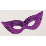 SEQUIN EYE MASK-PURPLE