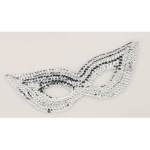 SEQUIN EYE MASK-SILVER