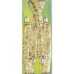 SEQUIN SUSPENDERS-GOLD