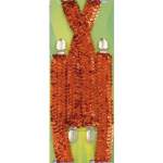 SEQUIN SUSPENDERS-RED