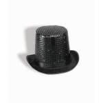 SEQUIN TOP HAT-BLACK