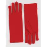 SHORT DRESS GLOVES-RED