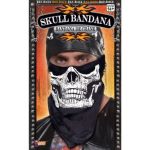 SKULL FACE BANDANA - BLACK