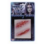 ZOMBIE BLOODY SCARS-TWO WOUNDS